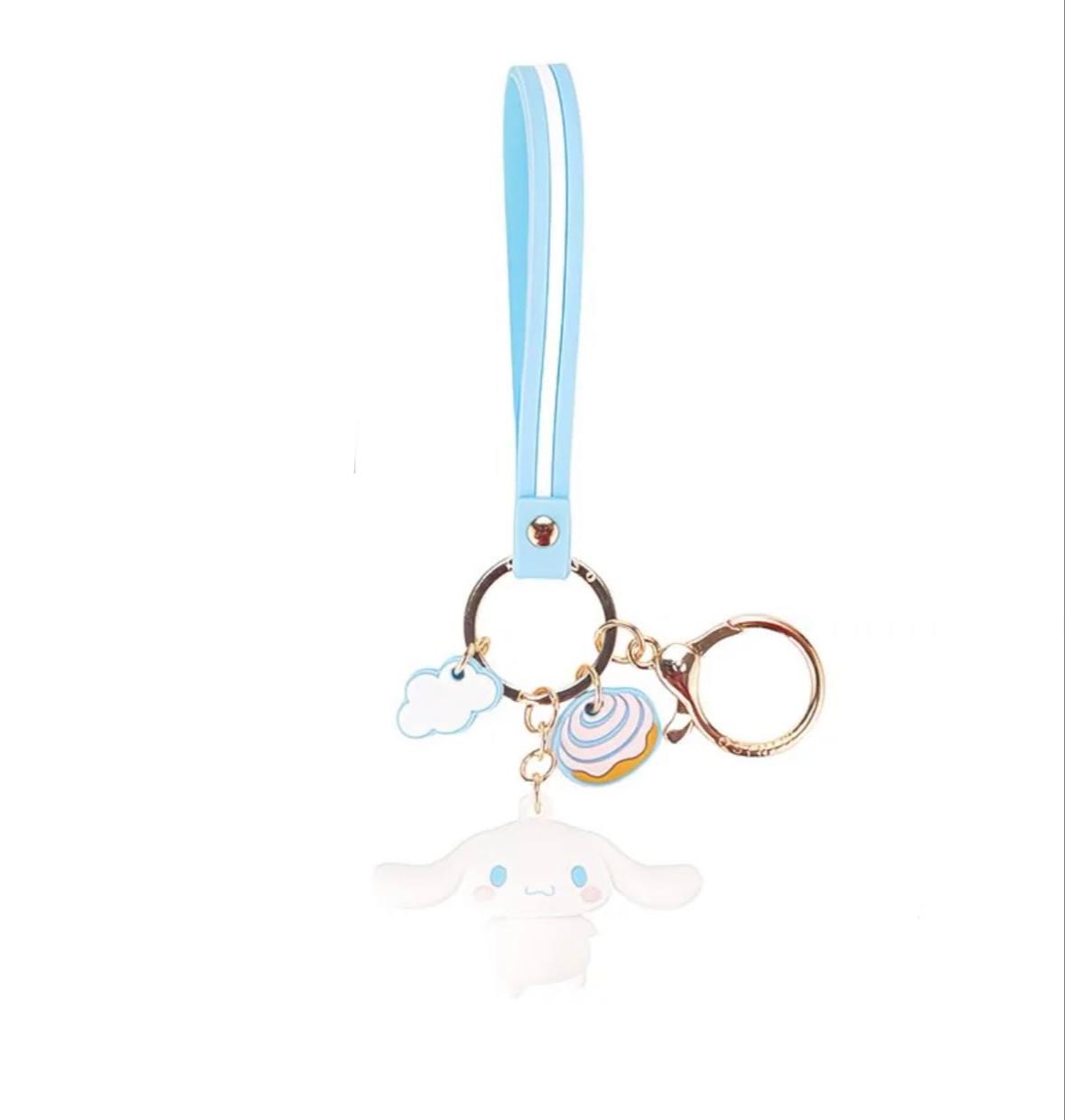 Брелок силиконовый Cinnamoroll Циннаморол Sanrio Голубой (2973454210)