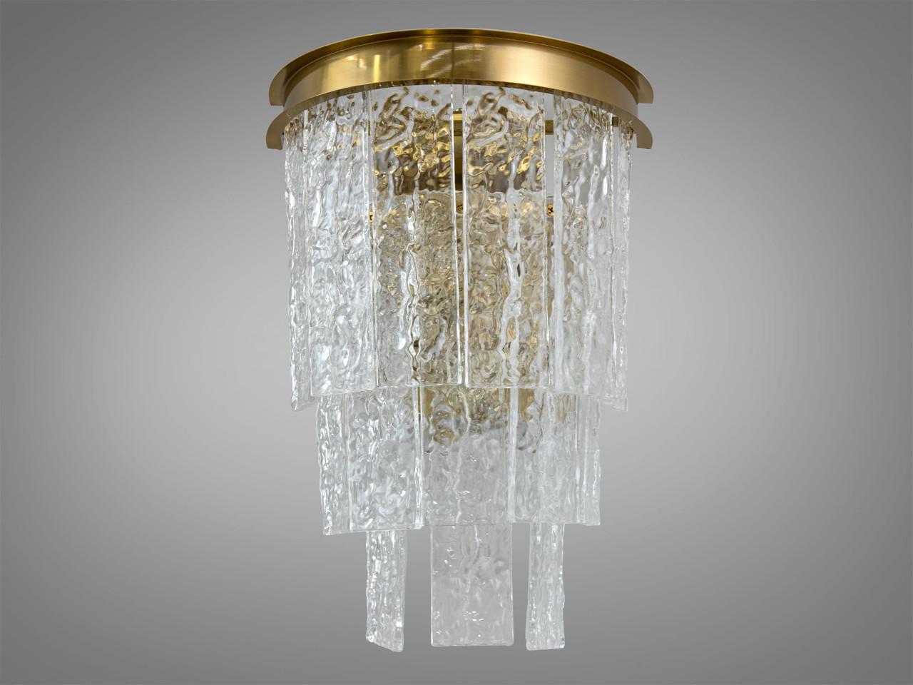 Бра классическое EcoLed из хрусталя 816/2BR Серебрянный