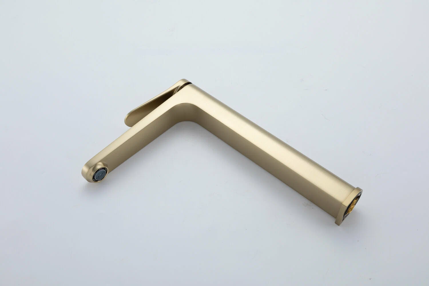 Смеситель для умывальника высокий Gappo G1010-23 Золотой сатин (1055618) - фото 8