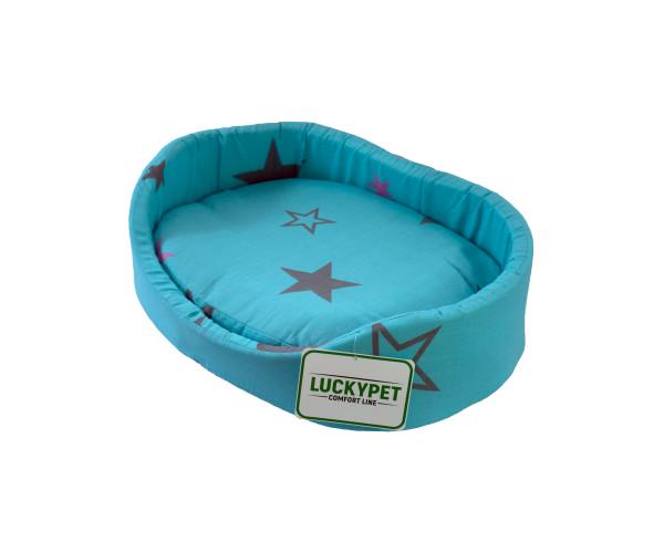 Лежак Lucky Pet Макс 54x76x15 см Бірюзовий