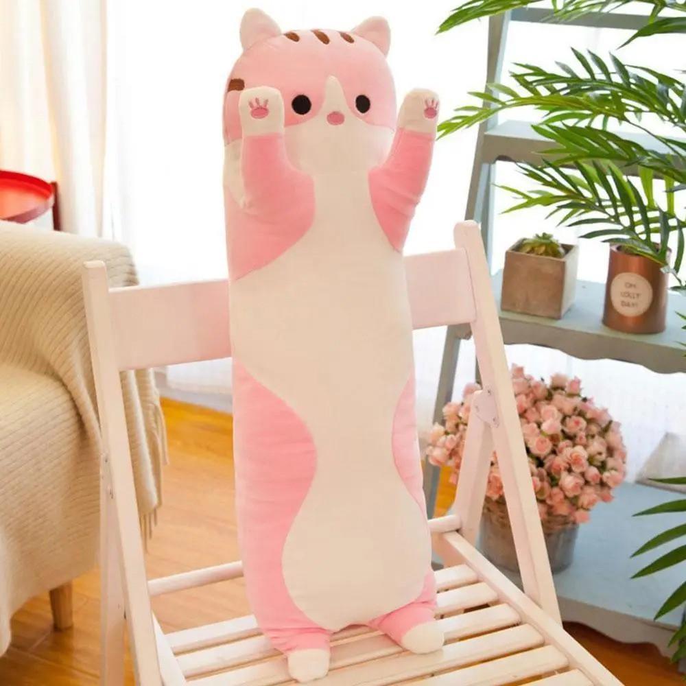 М'яка іграшка Кіт Батон 90 см Рожевий (MIKB-90-90) - фото 3