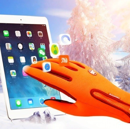 Вело-лижні рукавички Windstopper S Помаранчевий (17092142116) - фото 2 Вело-лижні рукавички Windstopper S Помаранчевий (17092142116) - фото 2