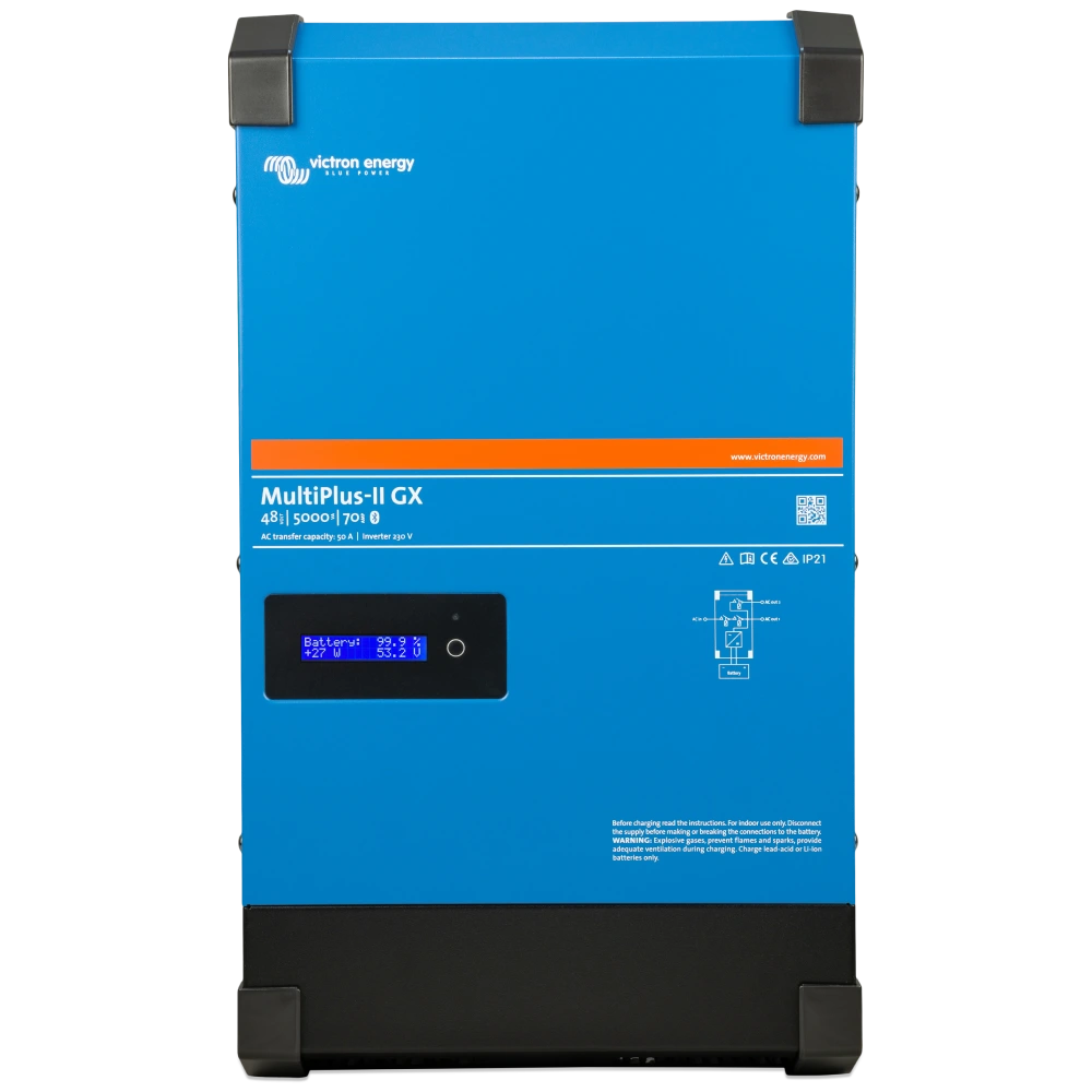 Інвертор Victron Energy MultiPlus-II GX 48/5000/70-50 однофазний чиста синусоїда (34793327)