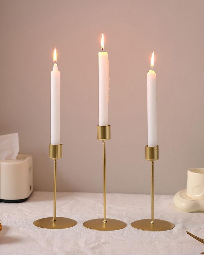 Підсвічник 15044 2,8х9х16,5 см Золотий (5003207) - фото 2 Підсвічник 15044 2,8х9х16,5 см Золотий (5003207) - фото 2