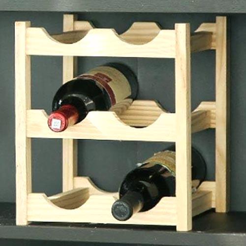 Полка для вина настольная Алента 6 Бланже (Впс-601801)