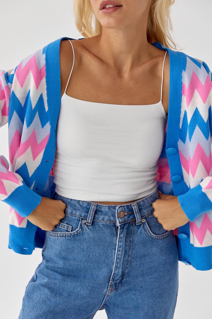 Кардиган женский L Синий (9528302) - фото 4 Кардиган женский L Синий (9528302) - фото 4