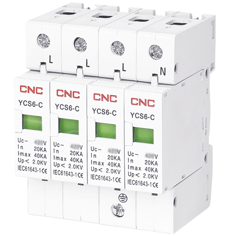 Ограничитель перенапряжения CNC YCS6-C 3P+N 40кА 275В (Б00029525)