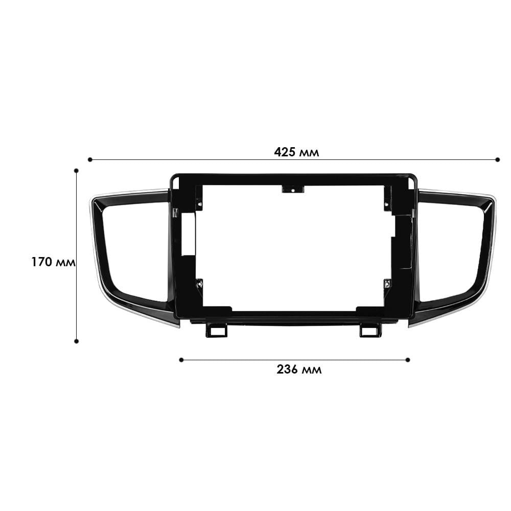 Переходная рамка Lesko 10.1" Honda Pilot 2016+ (7581) - фото 4