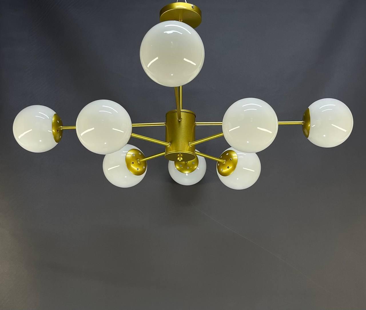 Люстра на 8 плафонів Zilini ER2052-8 Золотий (23885966) - фото 2 Люстра на 8 плафонів Zilini ER2052-8 Золотий (23885966) - фото 2