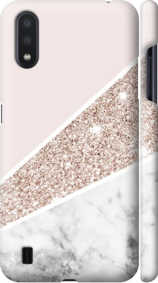Чохол на Samsung Galaxy A01 A015F Пастельний мармур (4342m-1842-42517)