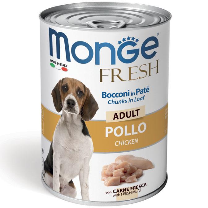 Корм влажный для собак Monge Dog Fresh Курица 400 г (46699)