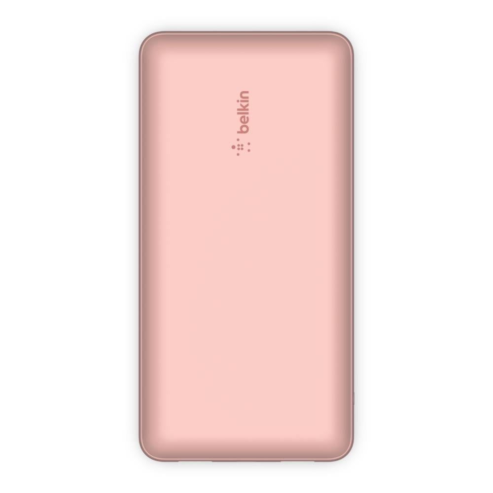 Повербанк Belkin 20000 mAh Li-Ion 15 Вт 2хUSB-A/USB-C светодиодная индикация Розовый (BPB012BTRG)