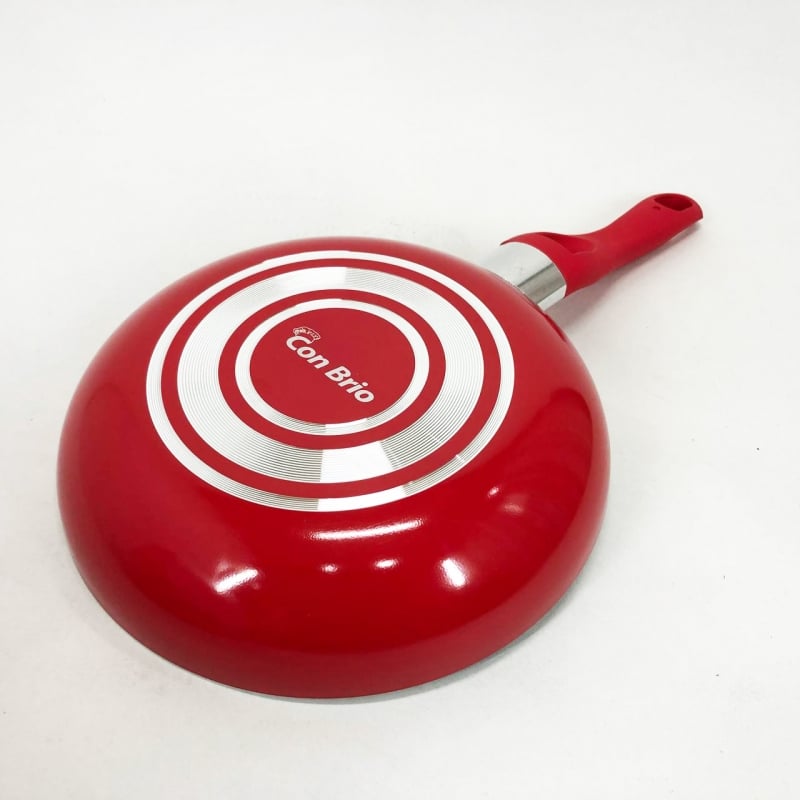 Сковорода Con Brio CB-2014 із антипригарним покриттям Pfluon 20 см Red (tf5171) - фото 11 Сковорода Con Brio CB-2014 із антипригарним покриттям Pfluon 20 см Red (tf5171) - фото 11
