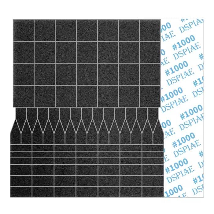 Шліфувальний папір DSPIAE SP-ES10 зернистість 1000 70x80 мм 5 шт. - фото 1 Шліфувальний папір DSPIAE SP-ES10 зернистість 1000 70x80 мм 5 шт. - фото 1