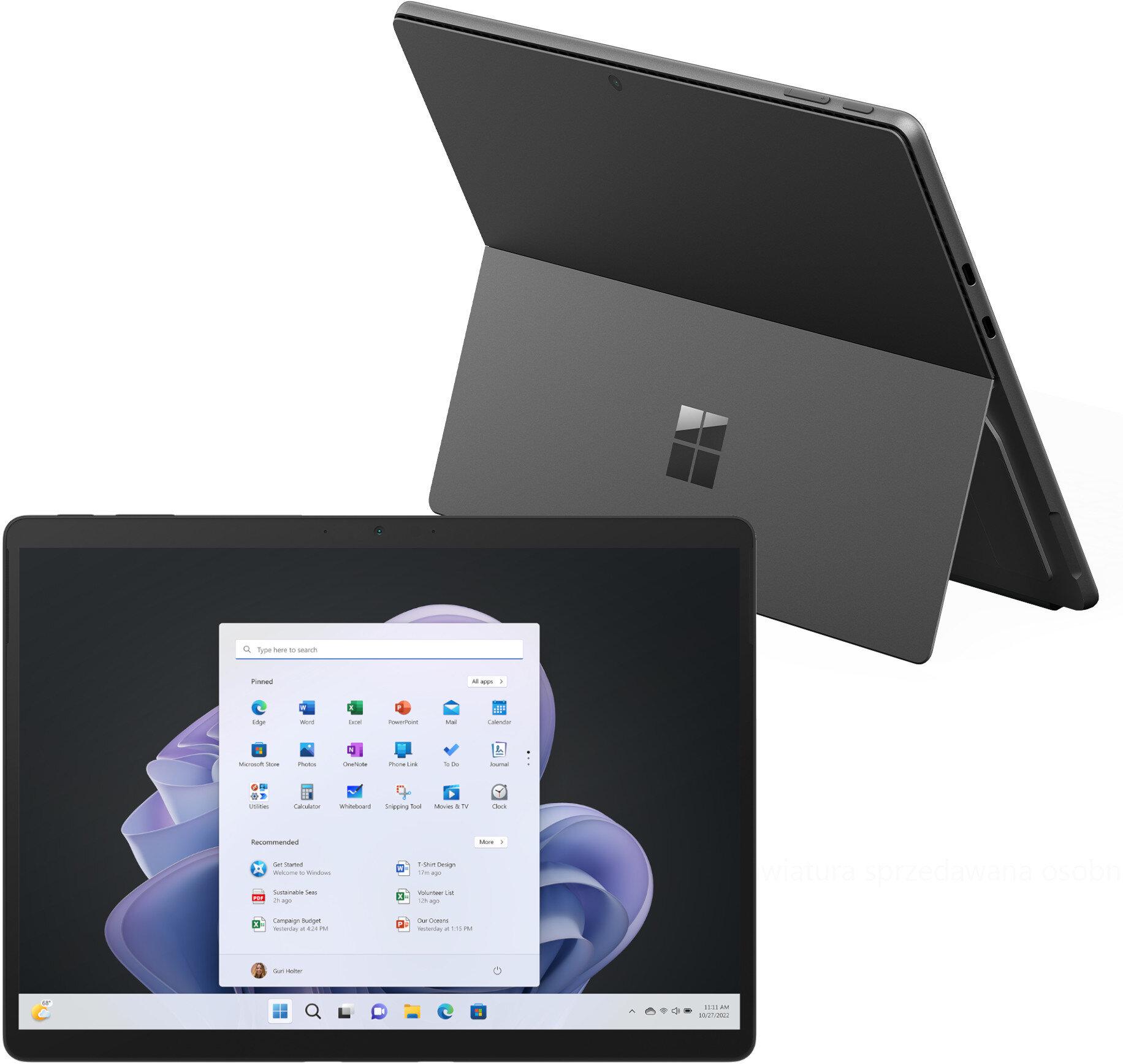 Ноутбук Microsoft Surface Pro 9 13" i5-1235U RAM 256 Gb SSD Windows 11 Home 8 Gb Графітовий (QI9-00021) - фото 7