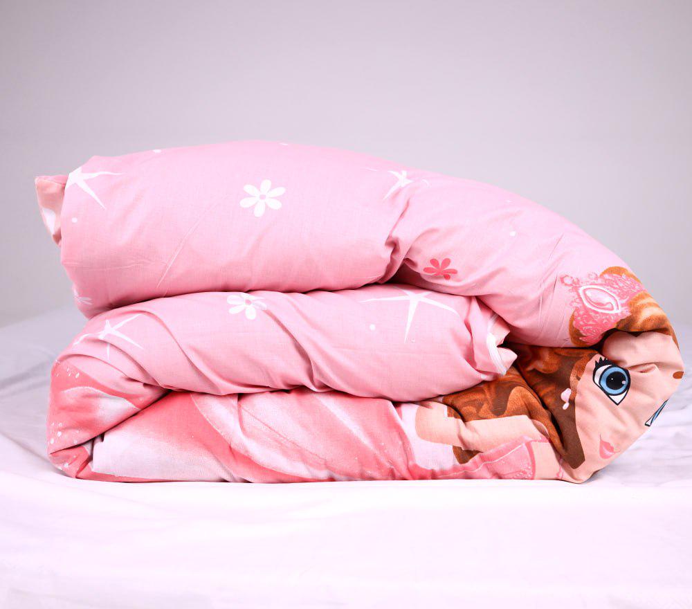 Пододеяльник Принцесса бязь 110х140 см Розовый (19731919)