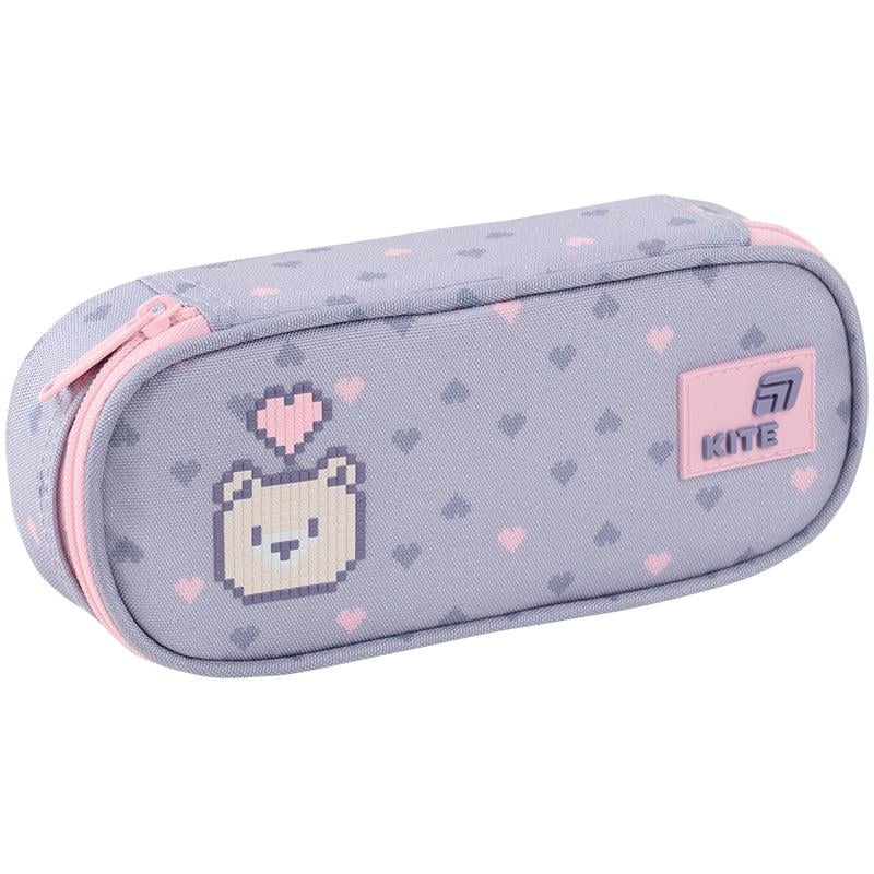 Пенал школьный KITE Pixel Love (K26-599-3)