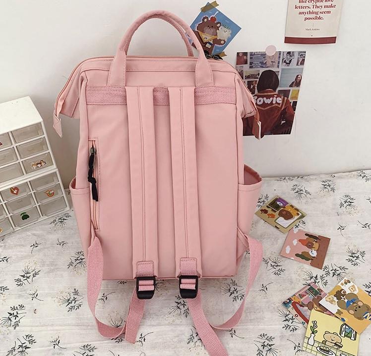 Шкільний рюкзак для дівчинки 5-11 класу в наборі зі значками Education Рожевий (1194313168) - фото 5 Шкільний рюкзак для дівчинки 5-11 класу в наборі зі значками Education Рожевий (1194313168) - фото 5