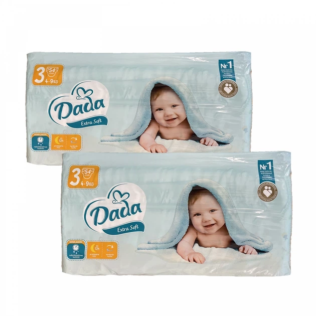Подгузники детские Dada Extra Soft 3 Midi 4-9 кг 108 шт. (68126458)