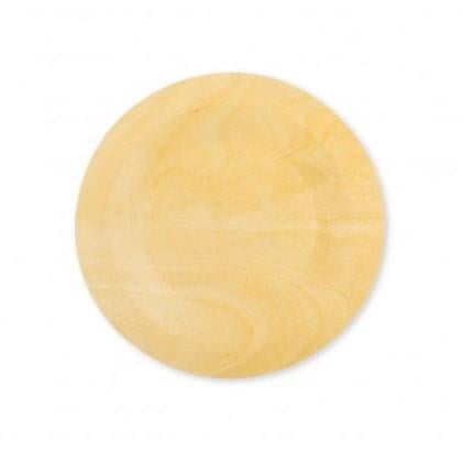 Одноразовые тарелки LISKO одноразовые деревянные 18 см 100 шт. (00000000171)