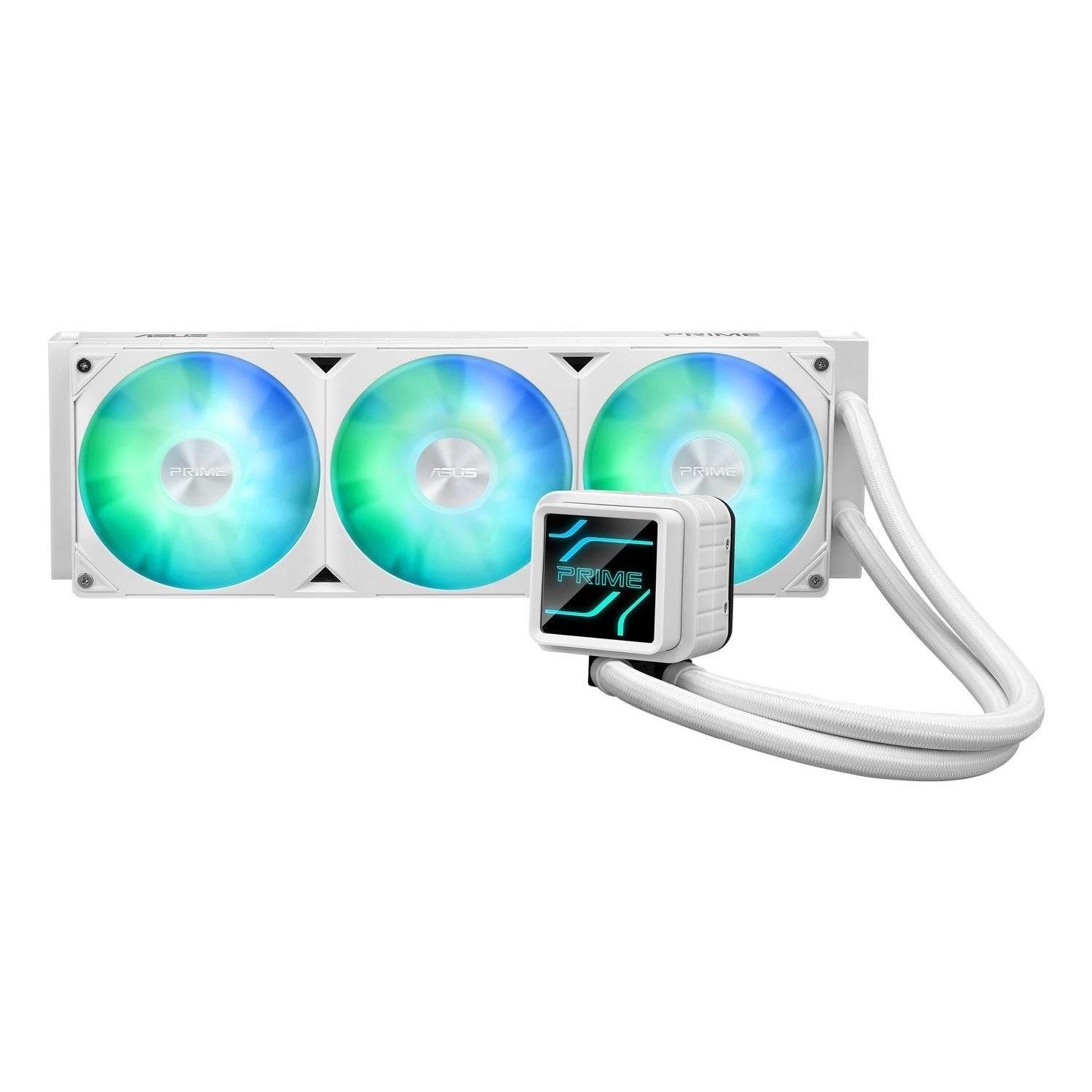Система водяного охлаждения Asus Prime LC 360 ARGB с вентиляторами 120 мм White (90RC0102-B0EAY0)