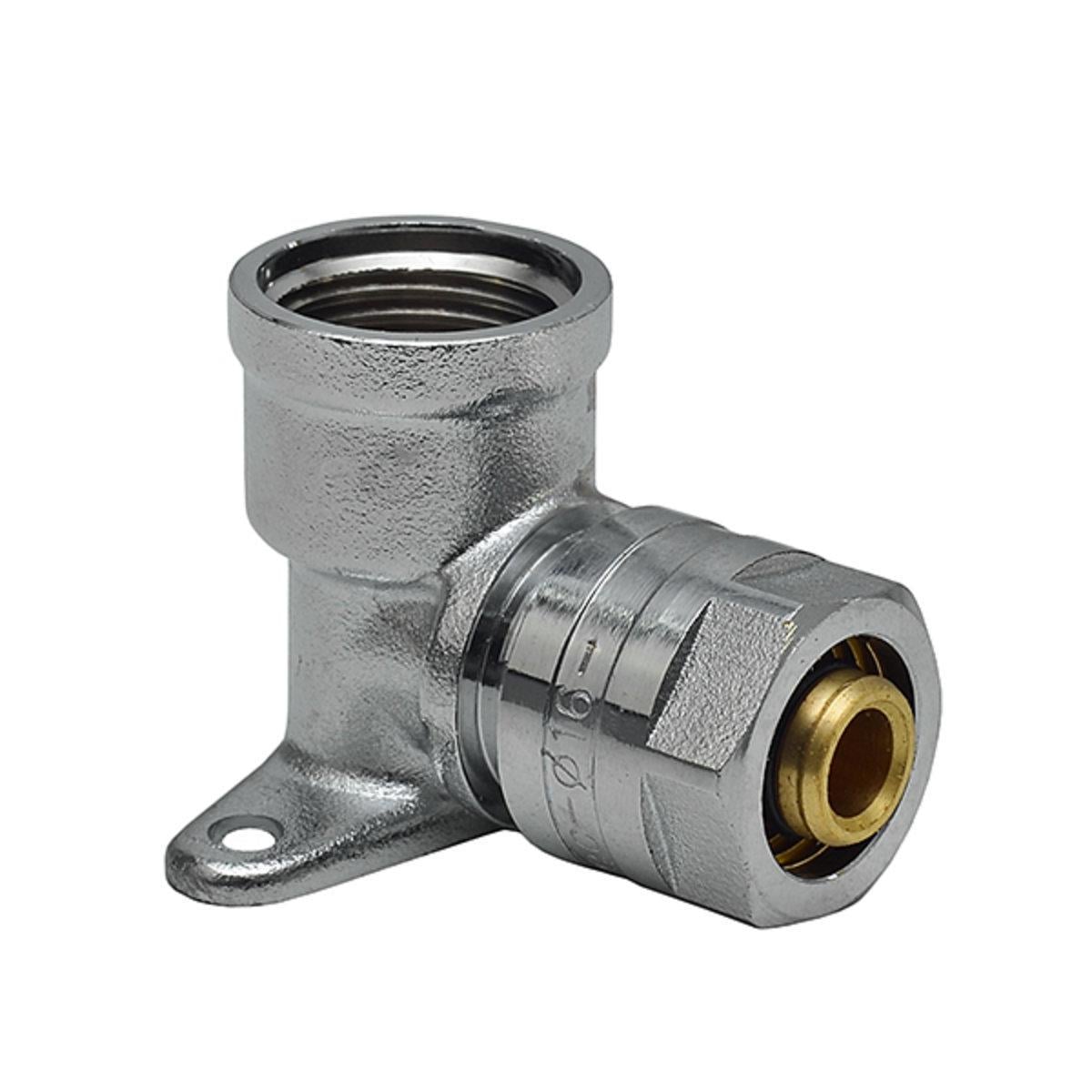Колено Raftec UVL-1601 с ушками ВВ 16x1/2" (SW-59229)