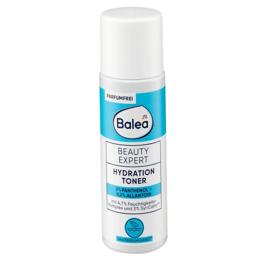 Тоник увлажняющий Balea Toner Beauty Expert Hydration с гиалуроновой кислотой и пантенолом 100 мл (EPI-15102025-309)