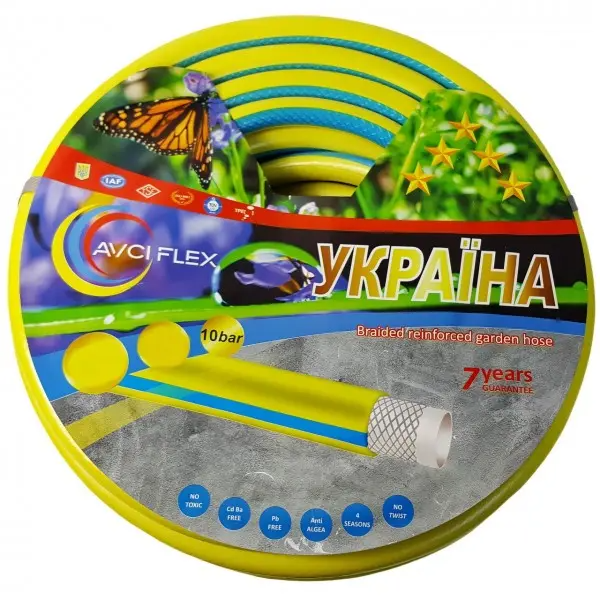 Шланг для поливу Avci Flex Україна 3/4" 18 мм х 20 м (shlan002099)