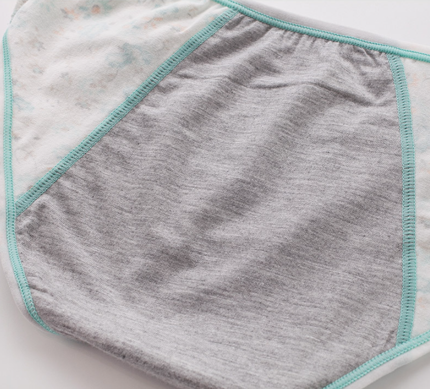 Труси сліпи для місячних з принтом бавовна L Зелений - фото 6