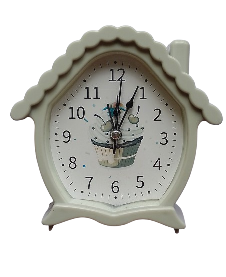 Будильник настольный Домик 2205 Серый (2608В)