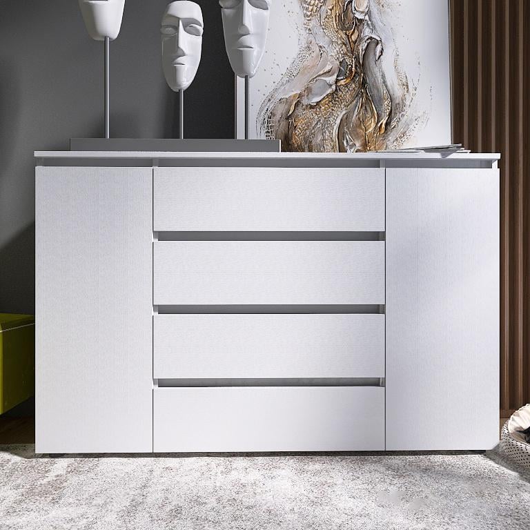 Комод Эверест КЛ-4 Лайт 930х380х1400 мм Нимфея альба