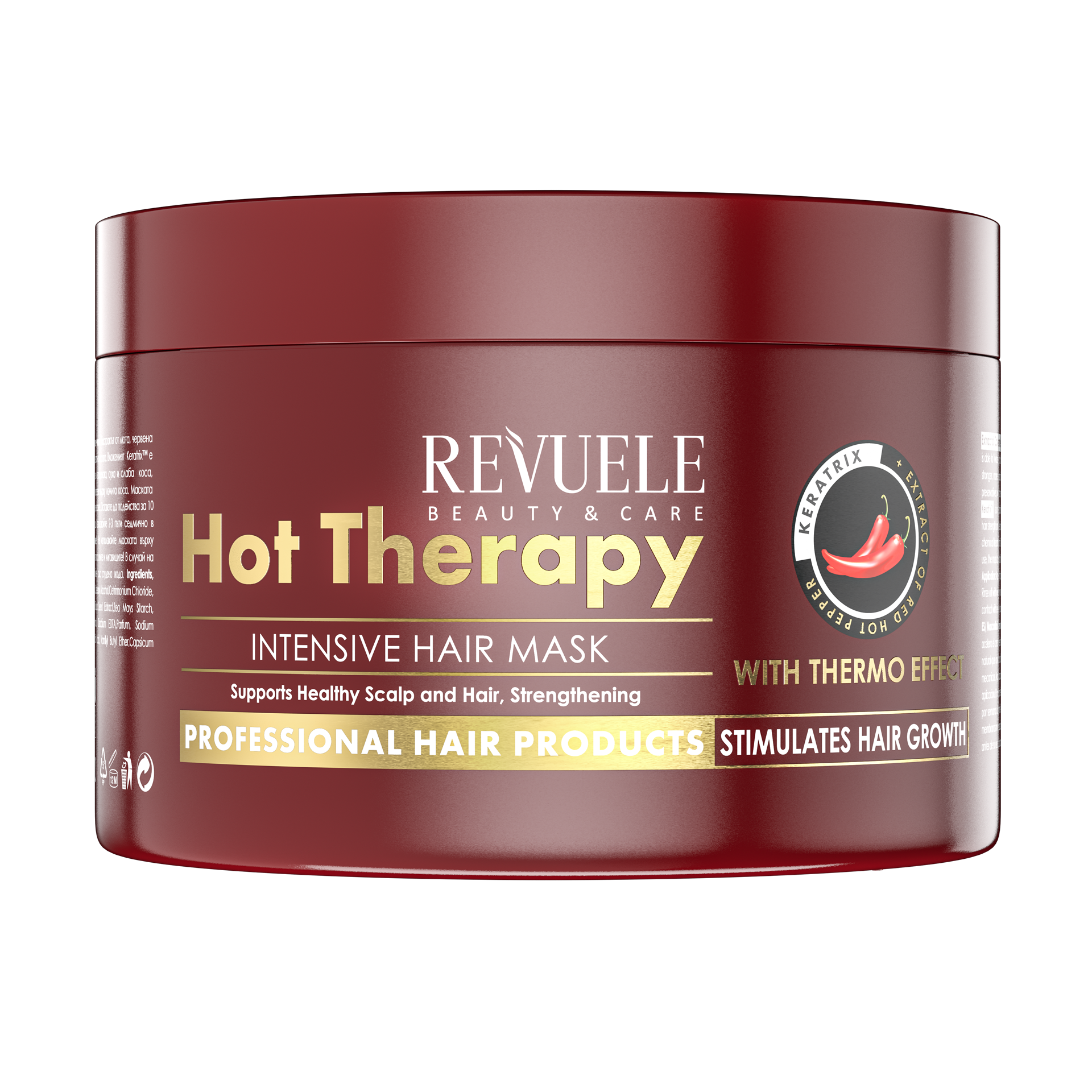 Маска для волос интенсивная Revuele Professional Hair Products Hot Therapy с термоэффектом 500 мл (125612)