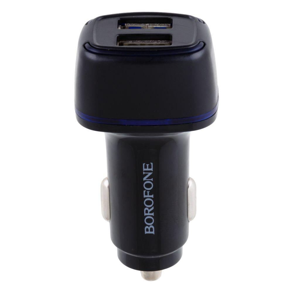 Зарядний пристрій автомобільний Borofone BZ14 Micro 2USB 2,4A Чорний (27731467)
