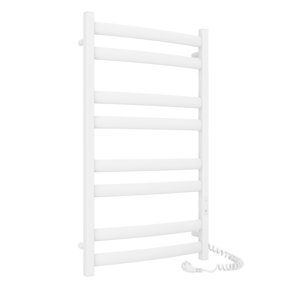 Полотенцесушитель электрический Laris Атлант ЧФ8 R вертикальный 900x500 мм Белый (AKV-77700099)