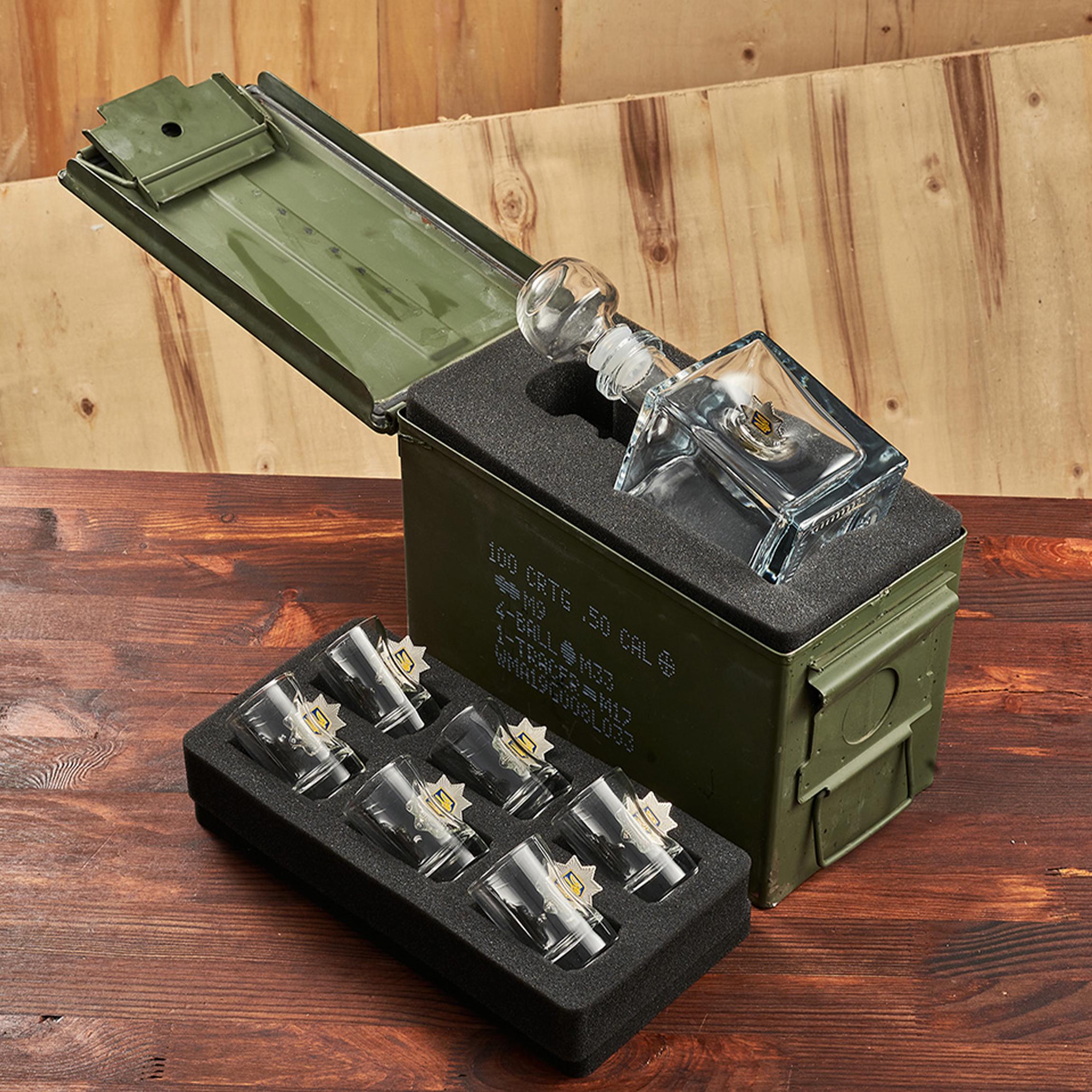 Набор VSKLO БК маленький графин и рюмки Полиция (28918591)