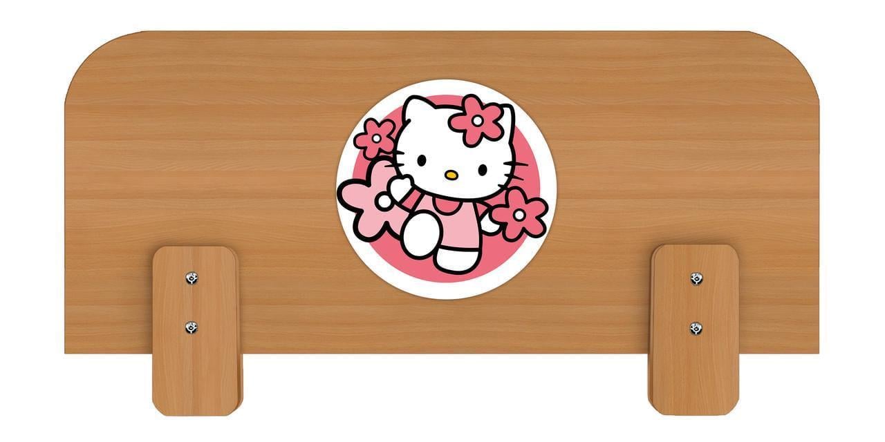 Бортик защитный для кровати МАКСИ-МЕбель №3 Китти под толщину боковой царги 16 мм Бук (12143)