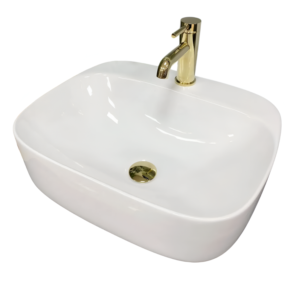 Раковина накладная VBI Narni M White 425x500 мм квадратная Белый (RM-VBI-014900)