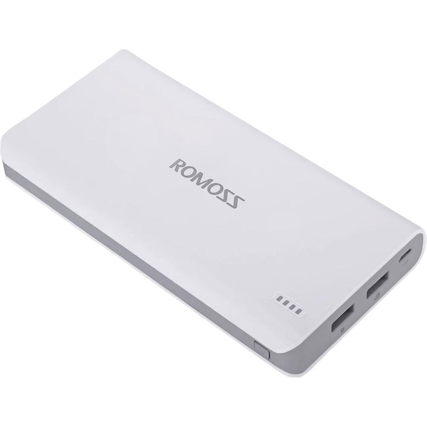 Зовнішній акумулятор Romoss Sense 6 20000 mAh 22,5W White (PPH80-611-1121H)