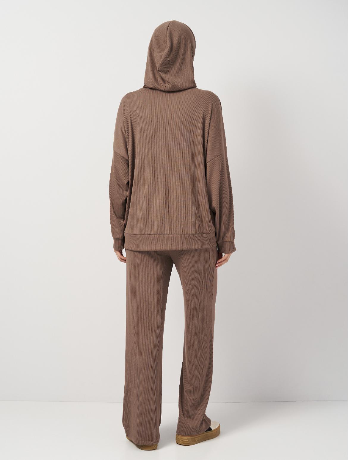 Костюм в рубчик женский Лали р. 50 Коричневый (2285640787) - фото 2 Костюм в рубчик женский Лали р. 50 Коричневый (2285640787) - фото 2