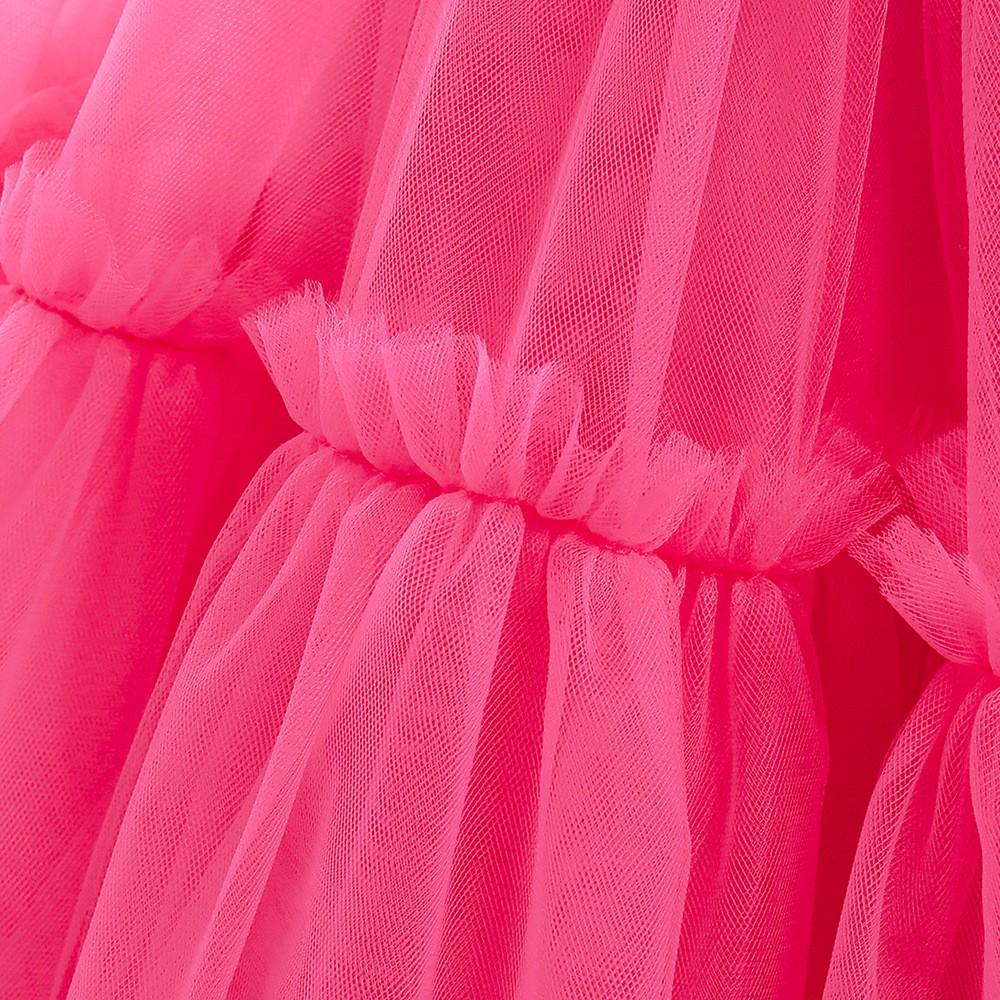 Платье праздничное со шлейфом 130 см Фуксия (23991886) - фото 7 Платье праздничное со шлейфом 130 см Фуксия (23991886) - фото 7