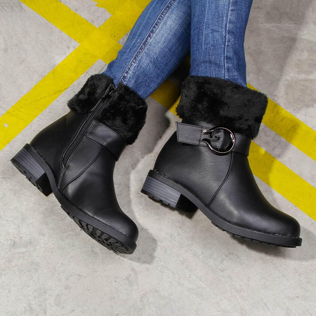 Ботинки женские зимние на меху 325826 р. 37 23,5 см