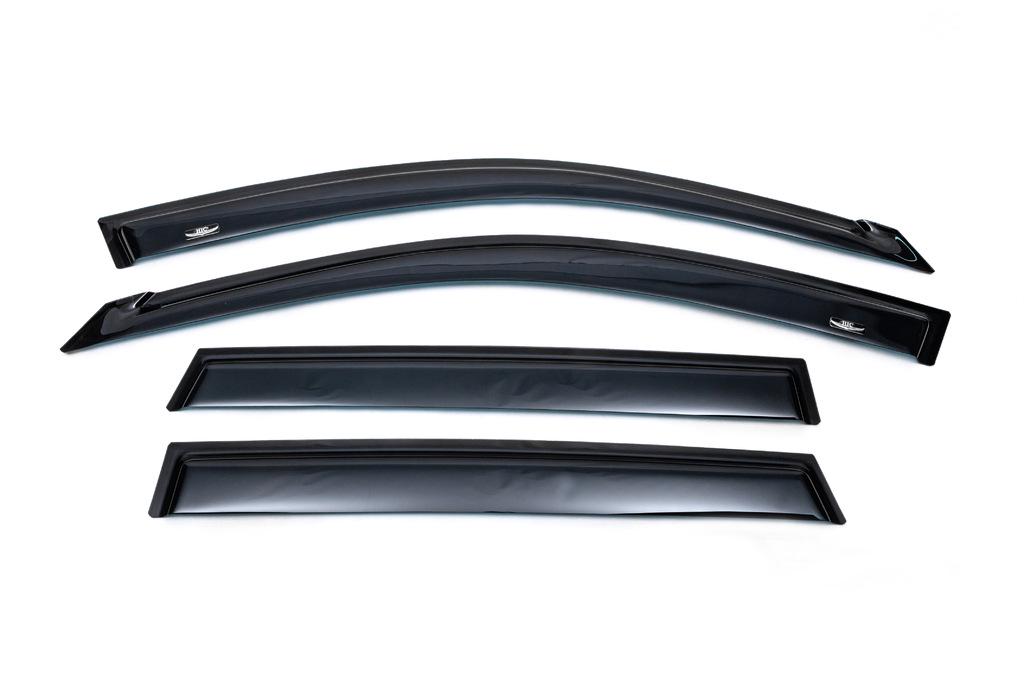 Ветровики HIC для Toyota Rav 4 2006-2013 гг. поликарбонат Черный Ветровики HIC для Toyota Rav 4 2006-2013 гг. поликарбонат Черный