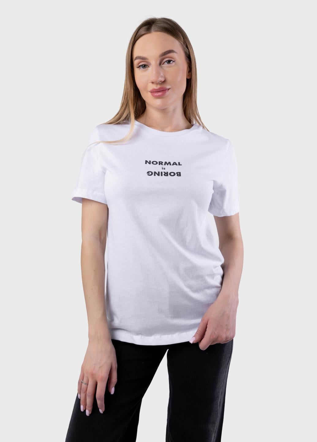 Футболка женская Fashion 103798 с принтом M Белый