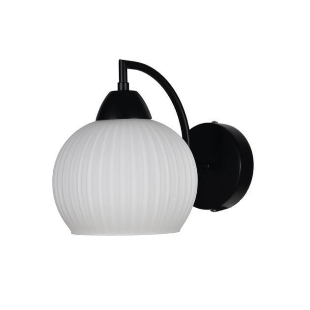 Бра настінне Valeso з металевим кріпленням Е27 IP20 BD666-1 BK Чорний (28687678)
