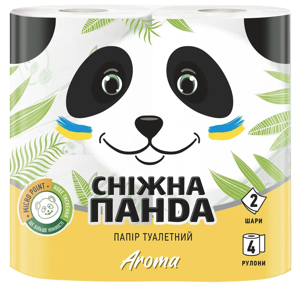 Туалетний папір Сніжна Панда Aroma 4 шт. (2029997415)