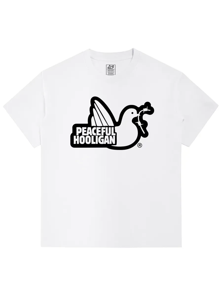 Футболка LOYS з принтом Peaceful Hooligan sk8 Art.001 бавовняна S (FT237-S)