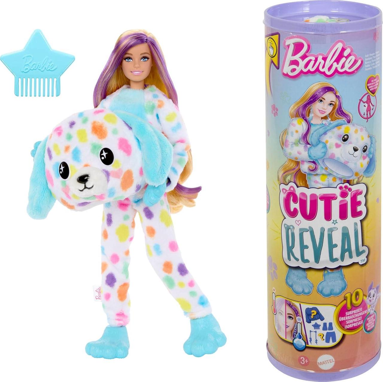 Лялька Barbie Cutie Reveal Rainbow Dalmation Далматинець серія Кольорові мрії (HRK41)