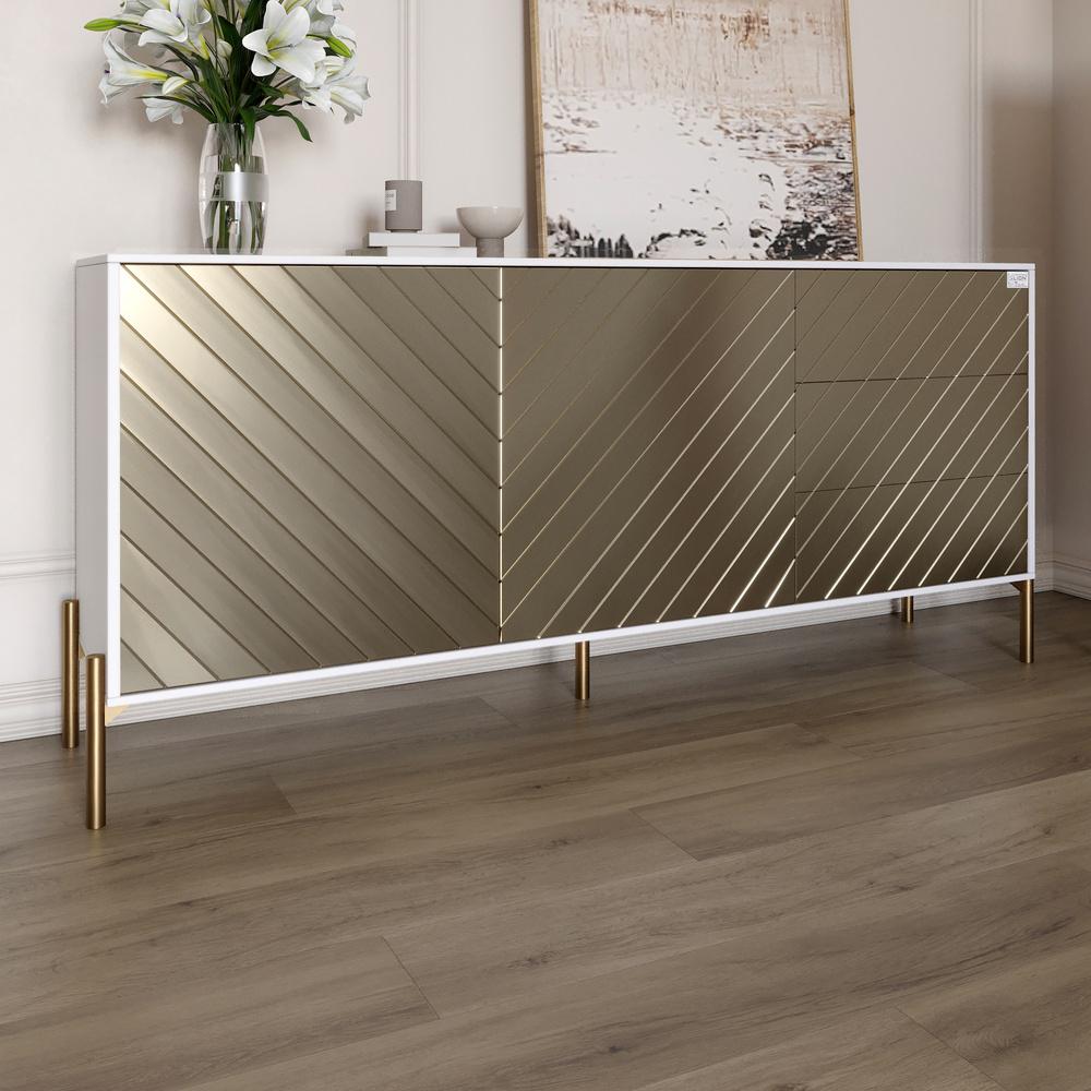 Комод Lion Амарант с золотыми металлическими ножками 168x40x76,5 см Нимфея Альба /Перламутровый металлик (000-000-1923) Комод Lion Амарант с золотыми металлическими ножками 168x40x76,5 см Нимфея Альба /Перламутровый металлик (000-000-1923)