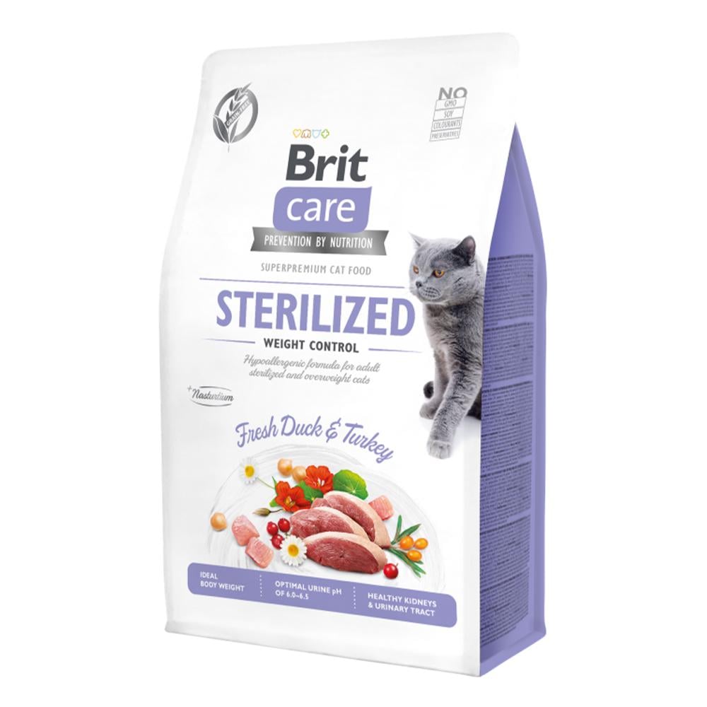Сухой корм для котов Brit Care Cat GF Sterilized Weight Control - 2 кг