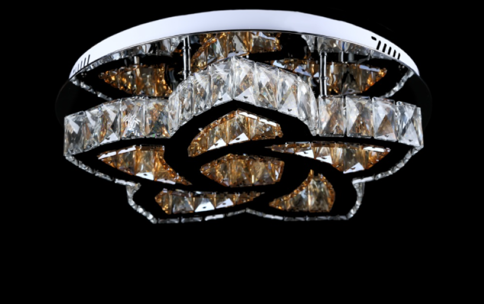 Светодиодная люстра L78356/500/2 LED CR Белый/Хром/Коричневый (AN000174)